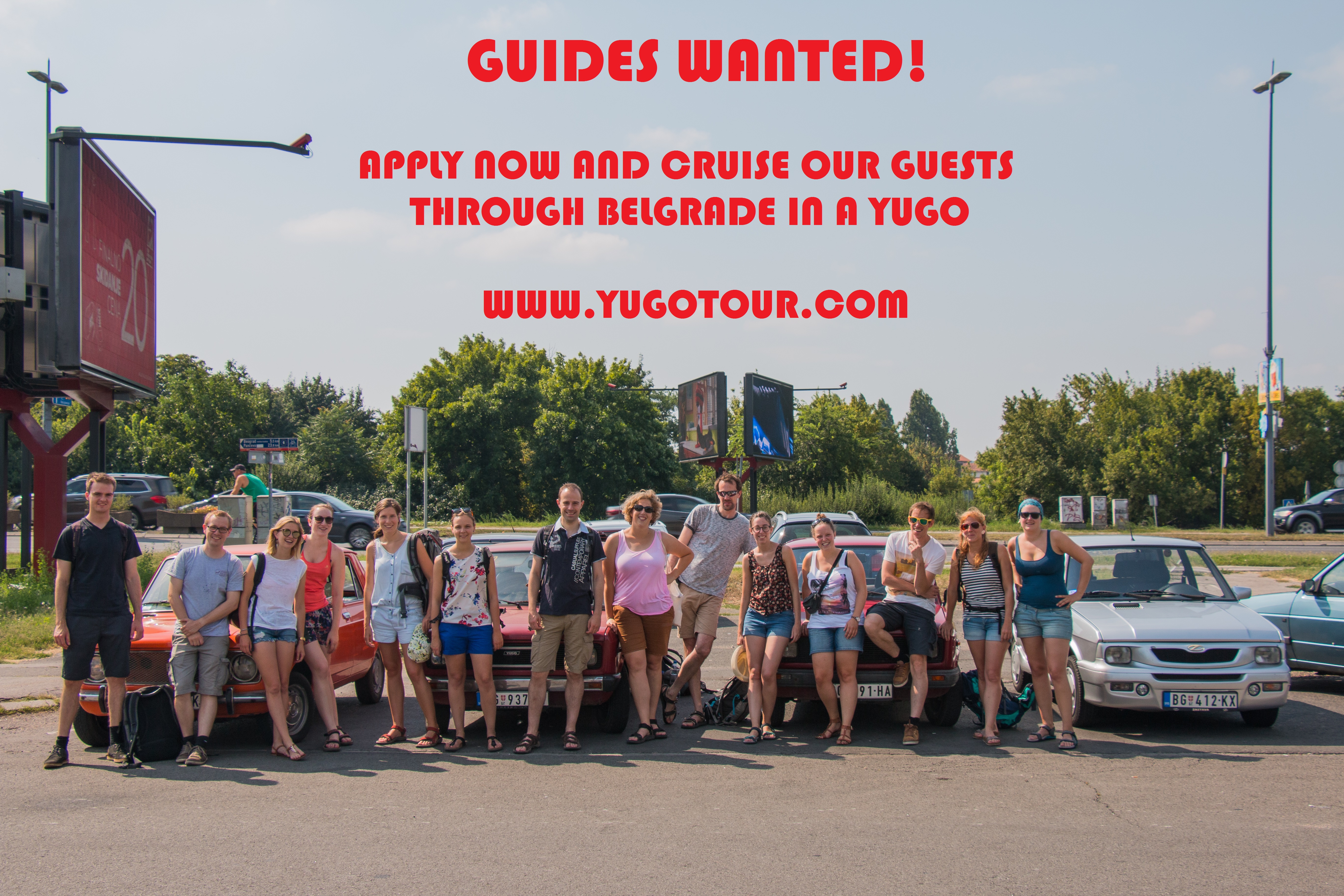 YugoTour Guides Wanted